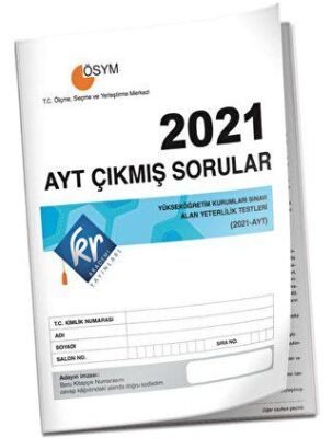 2021 AYT Çıkmış Sorular Tıpkı Basım Kitapçığı - Kolektif kitap kapağı