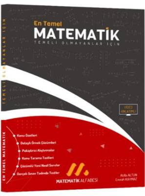 Matematik Alfabesi En Temel Matematik - Atilla Altun kitap kapağı