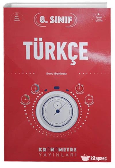 Kronometre 8.Sınıf Türkçe Soru Bankası kitap kapağı
