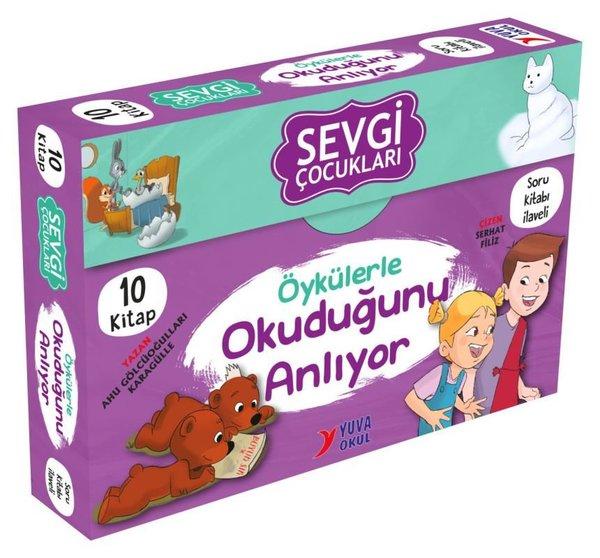 Sevgi Çocukları Öykülerle Okuduğunu Anlıyor Seti - 10 Kitap Takım - 2-3. Sınıflar İçin | Yuva (İnce Kapak) - Resim 1