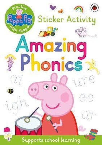 Peppa Pig: Practise with Peppa: Amazing Phonics : Sticker Book | Penguin Random House Children's UK (İnce Kapak) - Resim 1
