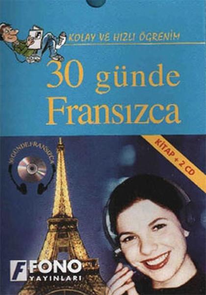 30 Günde Fransızca (kitap + 2 CD) - Kutulu | Fono Yayınları (İnce Kapak) - Resim 1