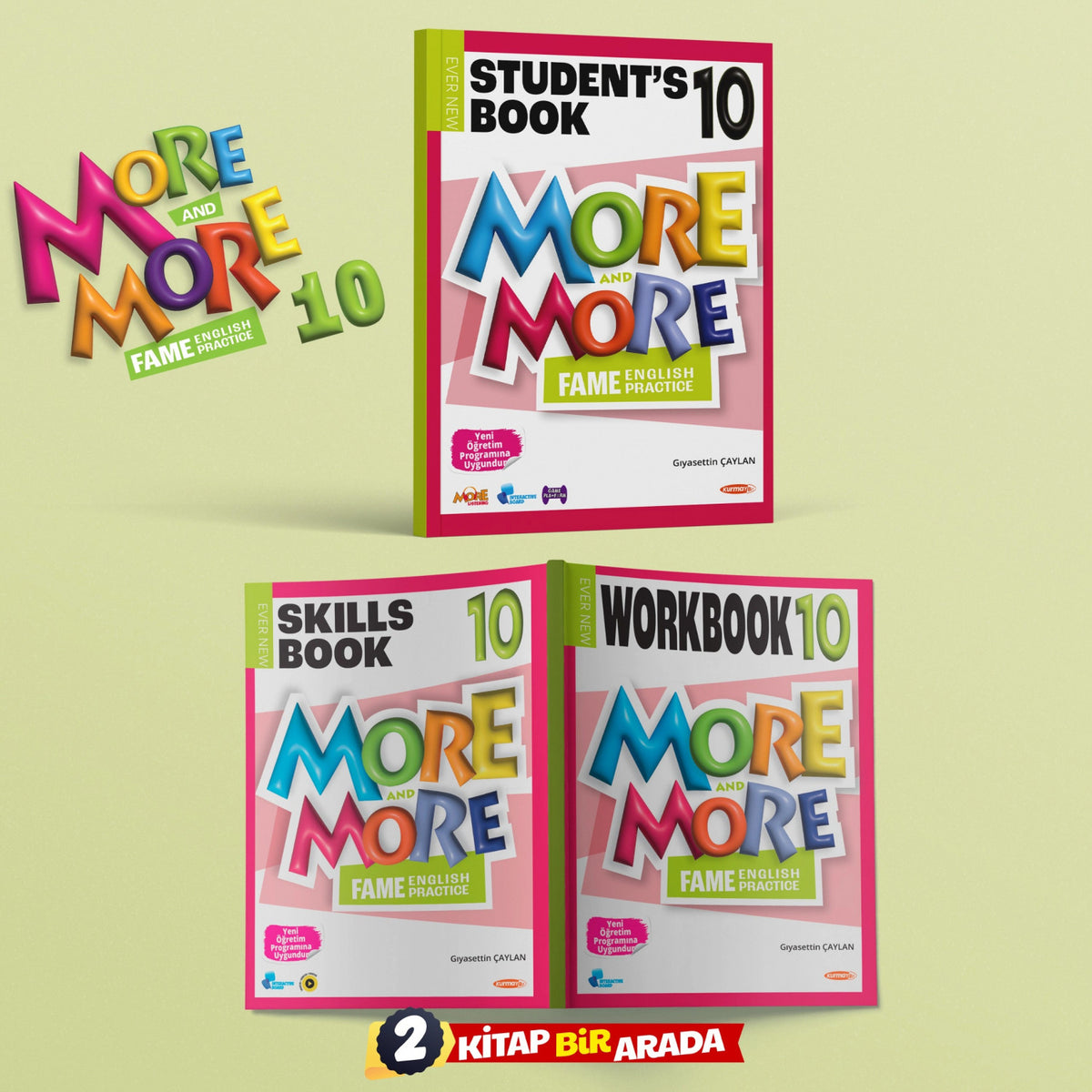 Kurmay 10. Sınıf More And More Student's Book - Workbook - Skills Book Maarif Model kitap kapağı