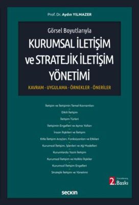 Kurumsal İletişim ve Stratejik İletişim Yönetimi - Aydın Yılmazer kitap kapağı
