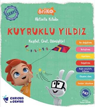 Curious&Genius Kuyruklu Yıldız - Briko Aktivite Kitabı - Keşfet, Üret, Dönüştür! - Yadigar Soydan kitap kapağı