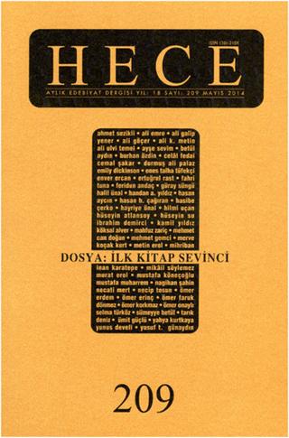 Hece Aylık Edebiyat Dergisi Sayı: 209 / Mayıs 2014 | Hece Dergisi (Ciltsiz) - Resim 1