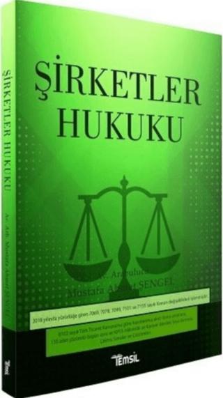 Şirketler Hukuku | Temsil Kitap (Ciltsiz) - Resim 1