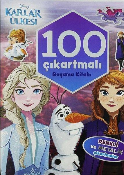 Disney Karlar Ülkesi - 100 Çıkartmalı Boyama Kitabı Renkli ve Metalik Çıkartmalar | Doğan Çocuk (İnce Kapak) - Resim 1