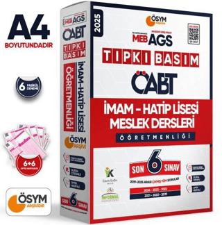 2025 MEB - AGS ÖABT İmam Hatip Meslek Dersleri Öğretmenliği ÖSYM Tıpkı Basım 6lı Deneme Paketi Çözümlü