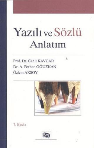 Yazılı ve Sözlü Anlatım | Anı Yayıncılık (Ciltsiz) - Resim 1