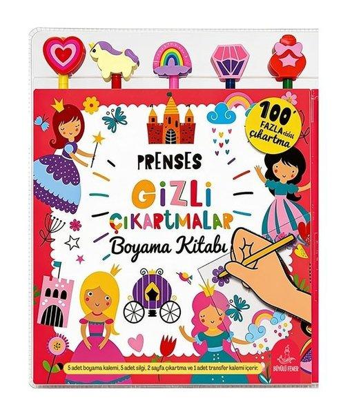Prenses Gizli Çıkartmalar Boyama Kitabı | Büyülü Fener (İnce Kapak) - Resim 1