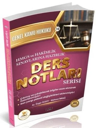 2026 HMGS Hakimlik HUKAL Genel Kamu Hukuku Ders Notları