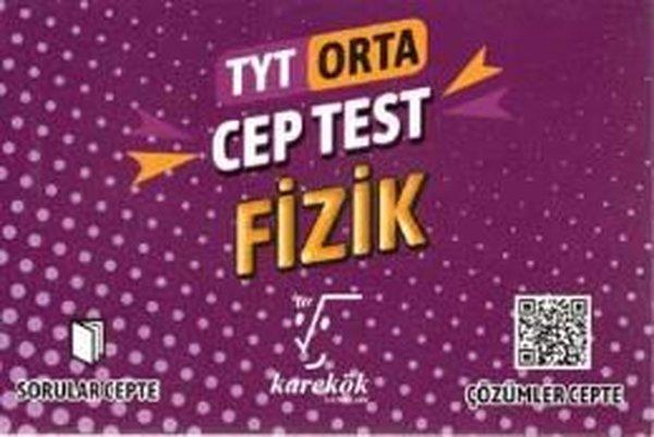 TYT Orta Fizik Cep Test | Karekök Eğitim Yayın (İnce Kapak) - Resim 1