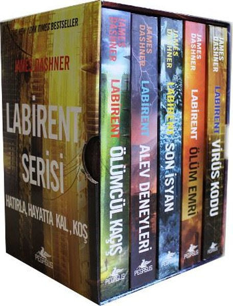 Labirent Serisi Kutulu Set-5 Kitap Takım - James Dashner kitap kapağı
