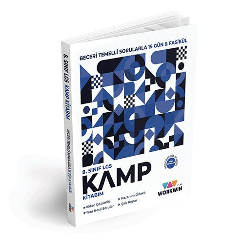 LGS 15 Fasikül Video Çözümlü Kamp Kitabı Workwin Plus kitap kapağı