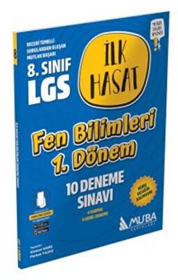LGS Fen Bilimleri İlk Hasat 10 Deneme Sınavı 1.Dönem Muba Yayınları - Kolektif kitap kapağı