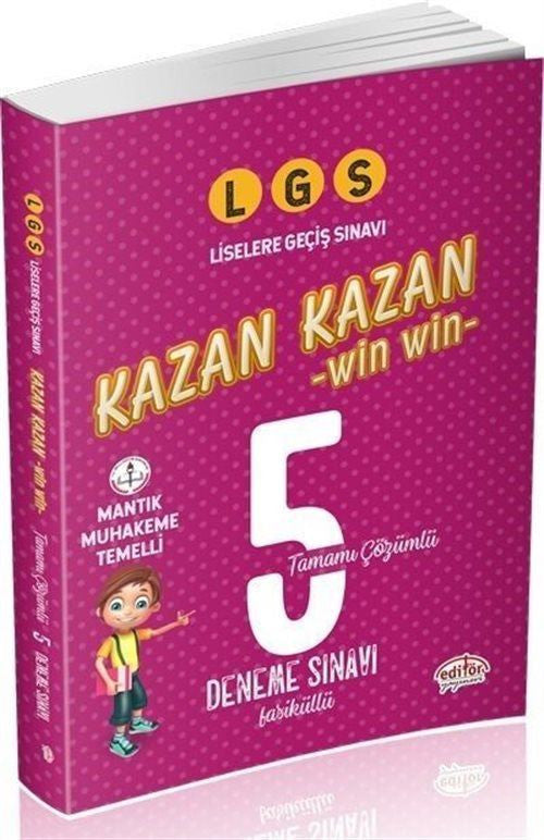 LGS Kazan Kazan Tamamı Çözümlü 5 Deneme Sınavı kitap kapağı