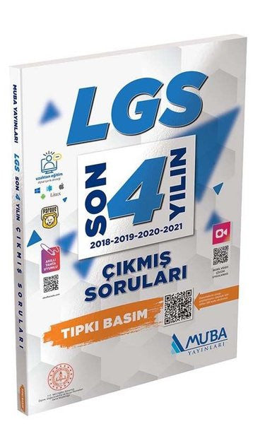 LGS Son 4 Yılın Çıkmış Sınav Soruları 2018 - 2021 - Kolektif kitap kapağı