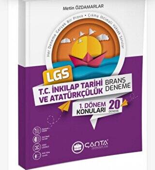 Çanta LGS TC İnkilap Tarihi ve Atatürkçülük 1.Dönem Branş Deneme - Kolektif kitap kapağı