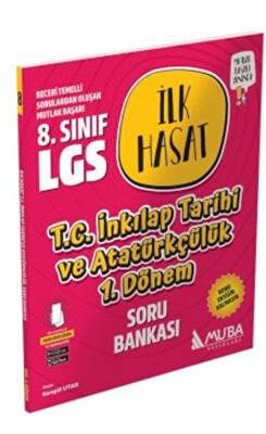 LGS T.C. İnkılap Tarihi ve Atatürkçülük İlk Hasat Soru Bankası 1.Dönem Muba Yayınları - Kolektif kitap kapağı