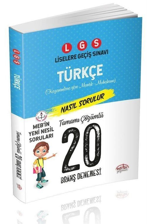 LGS Türkçe 20 Branş Denemesi Nasıl Çözülür - Kolektif kitap kapağı
