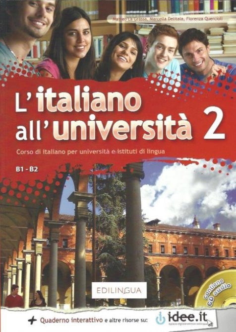 Nüans Publishing L'italiano all'università 2 + CD - Komisyon kitap kapağı