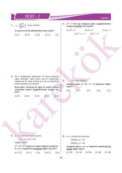 Matematik Zoru Bankası | Karekök Eğitim Yayın (İnce Kapak) - Resim 4