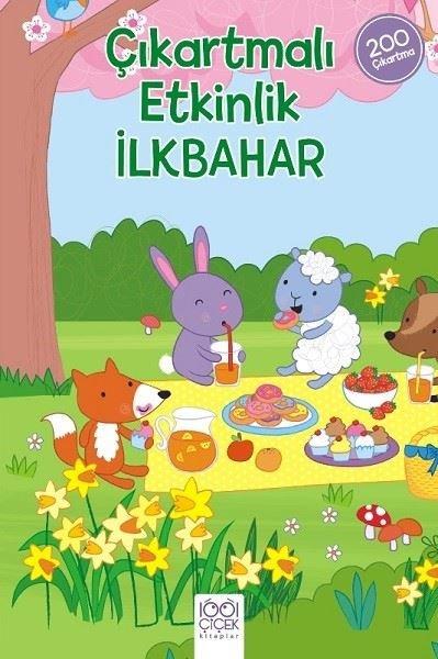 Çıkartmalı Etkinlik - İlkbahar | 1001 Çiçek (İnce Kapak) - Resim 1