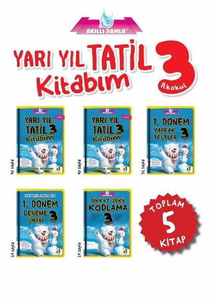 3. Sınıf Yarı Yıl Tatil Kitabım Seti - 5 Kitap Takım | Damla Yayınevi (İnce Kapak) - Resim 1