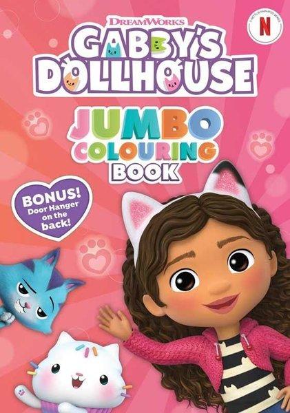Gabby's Dollhouse Jumbo Colouring Book | Alligator Products Limited (İnce Kapak) - Resim 1