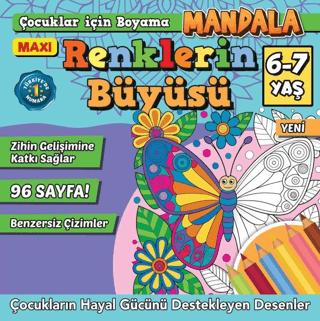 Maxi Renklerin Büyüsü Çocuklar İçin Boyama 12 | Maxi Yayıncılık (Ciltsiz) - Resim 1