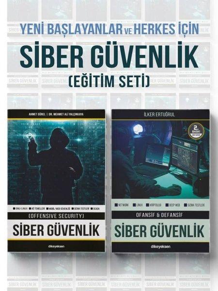 Yeni Başlayanlar ve Herkes İçin Siber Güvenlik Eğitim Seti - 2 Kitap Takım | Dikeyeksen (İnce Kapak) - Resim 1