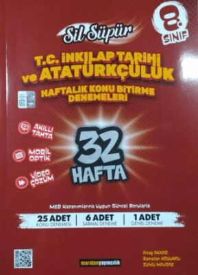 8. Sınıf T.C İnkılap Tarihi ve Atatürkçülük Haftalık Konu Bitirme Denemeleri - Kolektif kitap kapağı