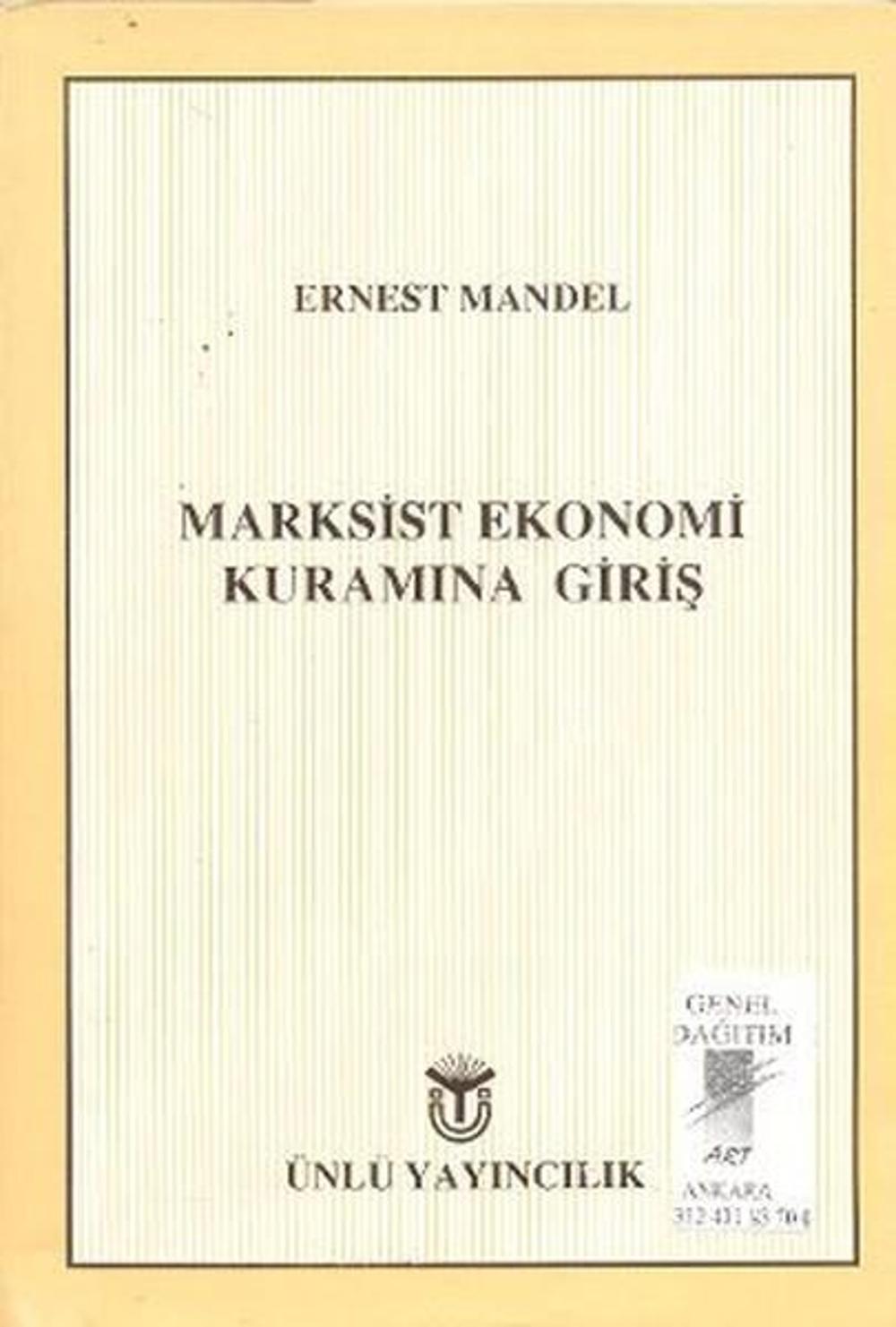 Marksist Ekonomi Kuramına Giriş | Art Basın Yayın