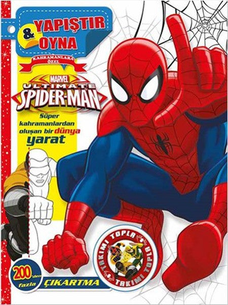 Marvel Ultimate Spiper-Man-Yapıştır ve Oyna - Kolektif kitap kapağı