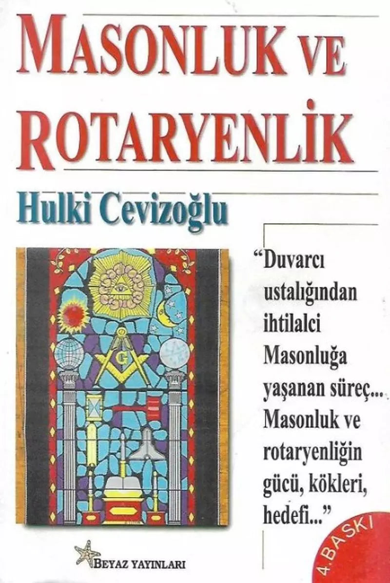 Masonluk ve Rotaryenlik - Hulki Cevizoğlu kitap kapağı