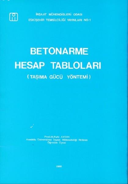 Betonarme Hesap Tabloları | Bilim Teknik Yayınevi (İnce Kapak) - Resim 1
