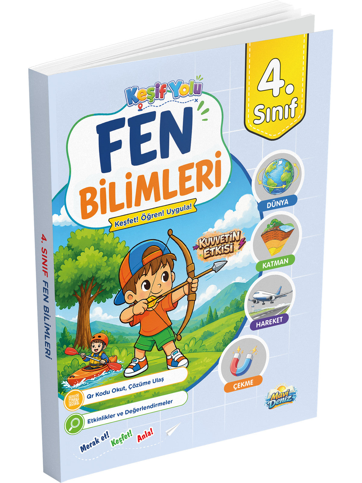 Mavi Deniz 2027 4. Sınıf Keşif Yolu Fen Bilimleri kitap kapağı