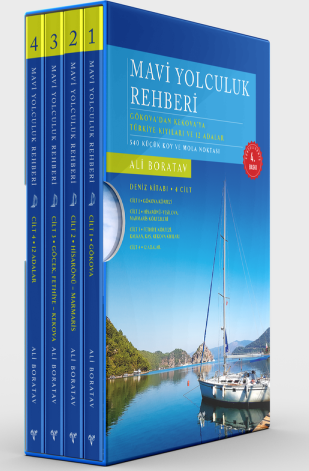 Mavi Yolculuk Rehberi (4 Cilt Deniz Kitabı) - Ali Boratav kitap kapağı