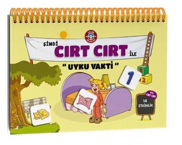 Şimdi Cırt Cırt İle Uyku Vakti | Çocuk Akademi Yayınları (İnce Kapak) - Resim 1