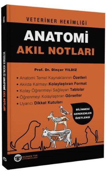 Veteriner Hekimliği Anatomi Akıl Notları | Güneş Tıp Kitabevleri (İnce Kapak) - Resim 1