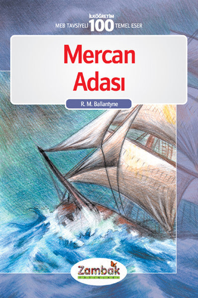 Mercan Adası - Klasik Eser - Robert Michael Ballantyne kitap kapağı