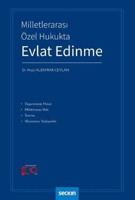 Milletlerarası Özel Hukukta Evlat Edinme - Nazlı Albayrak Ceylan kitap kapağı