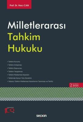 Milletlerarası Tahkim Hukuku - Hacı Can kitap kapağı