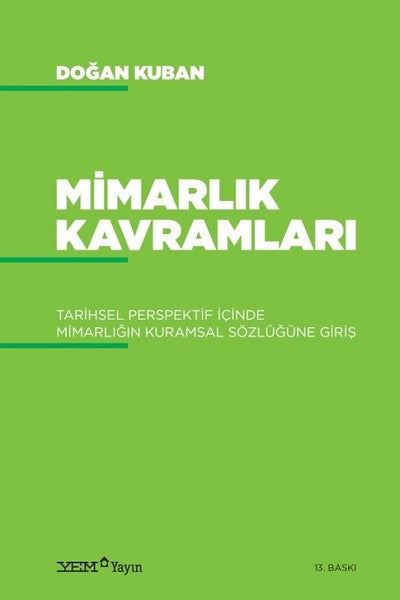 Mimarlık Kavramları - Doğan Kuban kitap kapağı