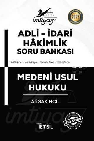 İmtiyaz Adli-İdari Hakimlik Medeni Usul Hukuku Soru Bankası