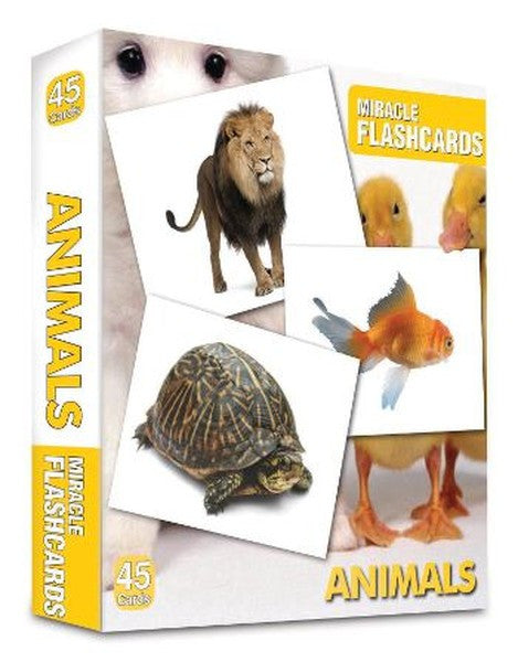 Animals Miracle Flashcards (45 Cards) - Kolektif kitap kapağı