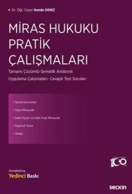 Miras Hukuku Pratik Çalışmaları - Hande Deniz kitap kapağı