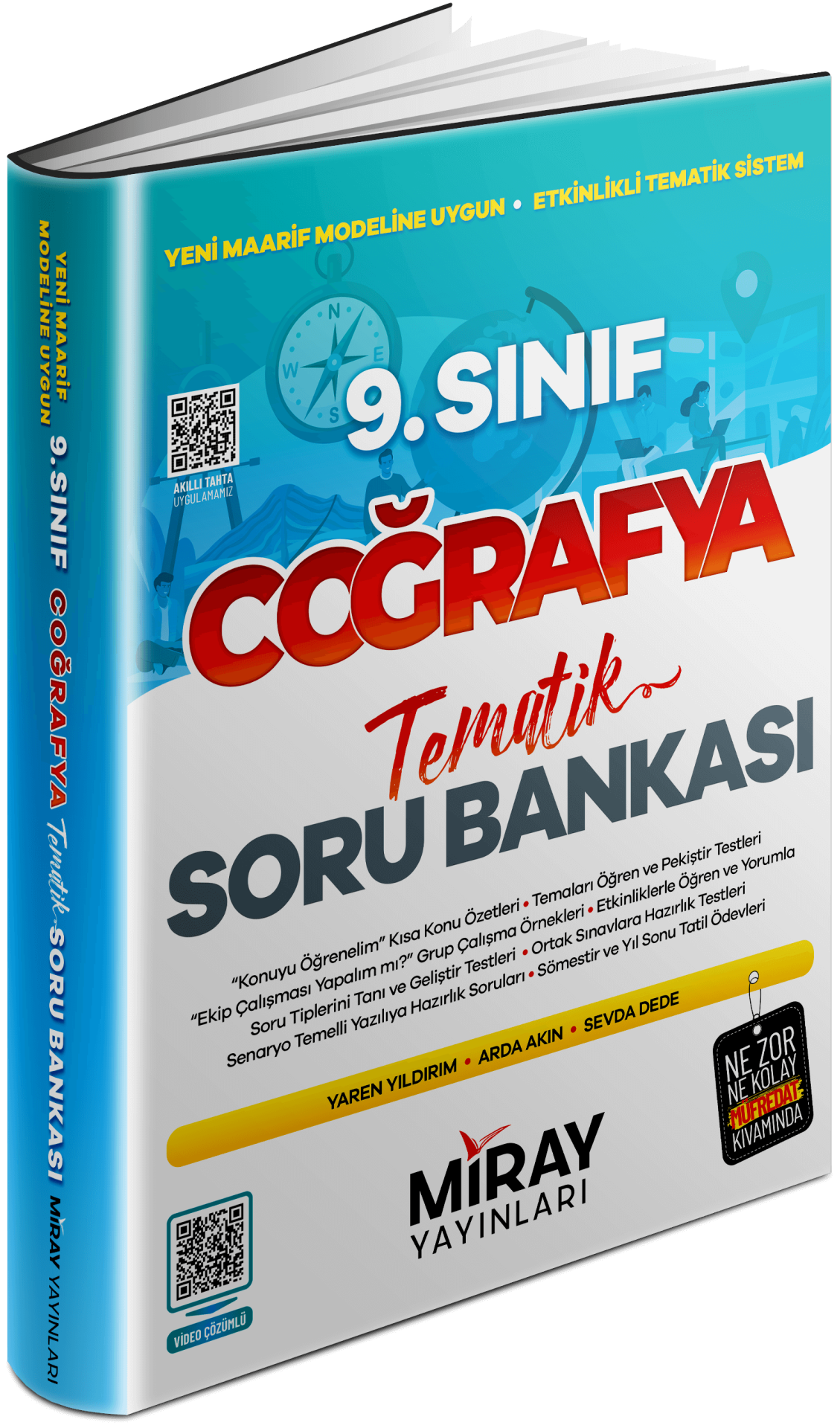 Miray 2025 9. Sınıf Coğrafya Tematik Konu Özetli Soru Bankası - Kolektif kitap kapağı