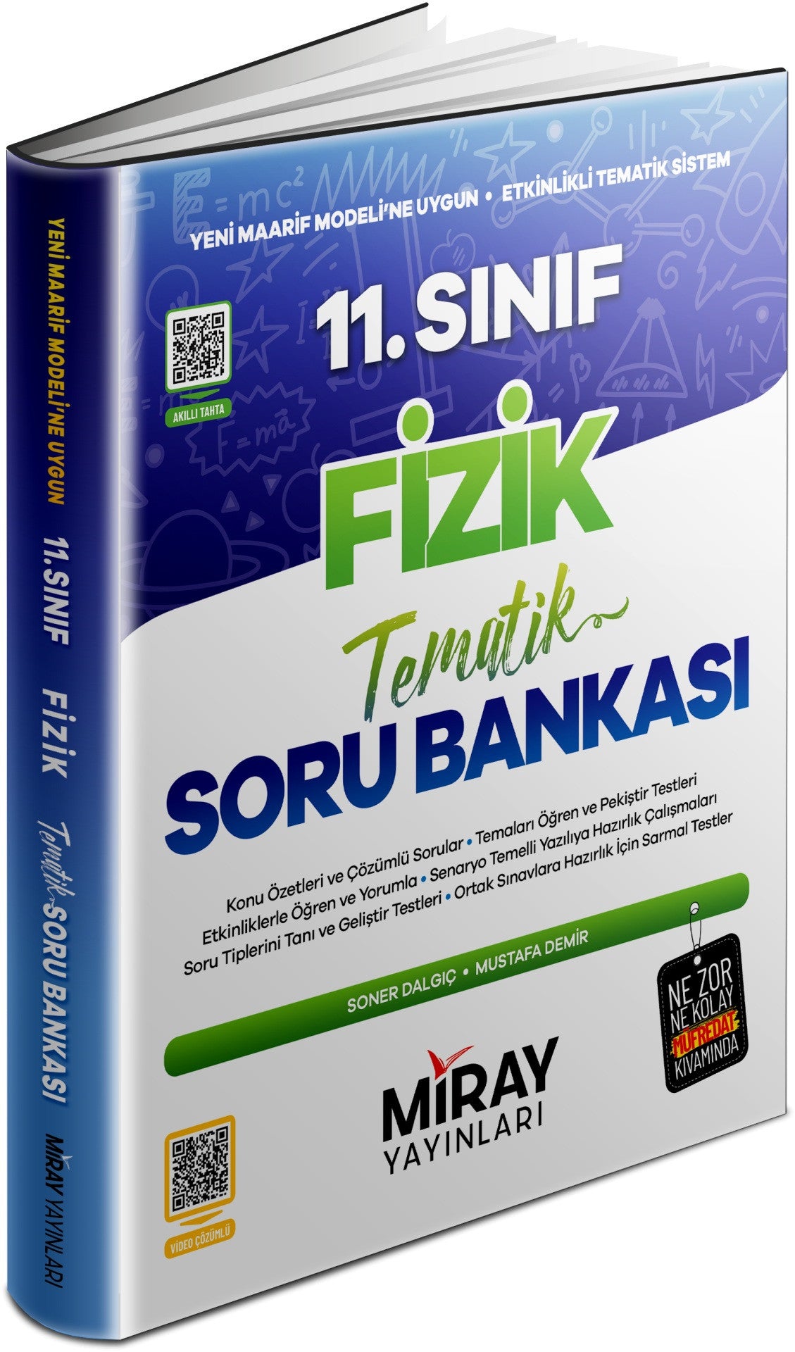Miray 2027 11. Sınıf Fizik Konu Özetli Tematik Soru Bankası Maarif Model kitap kapağı